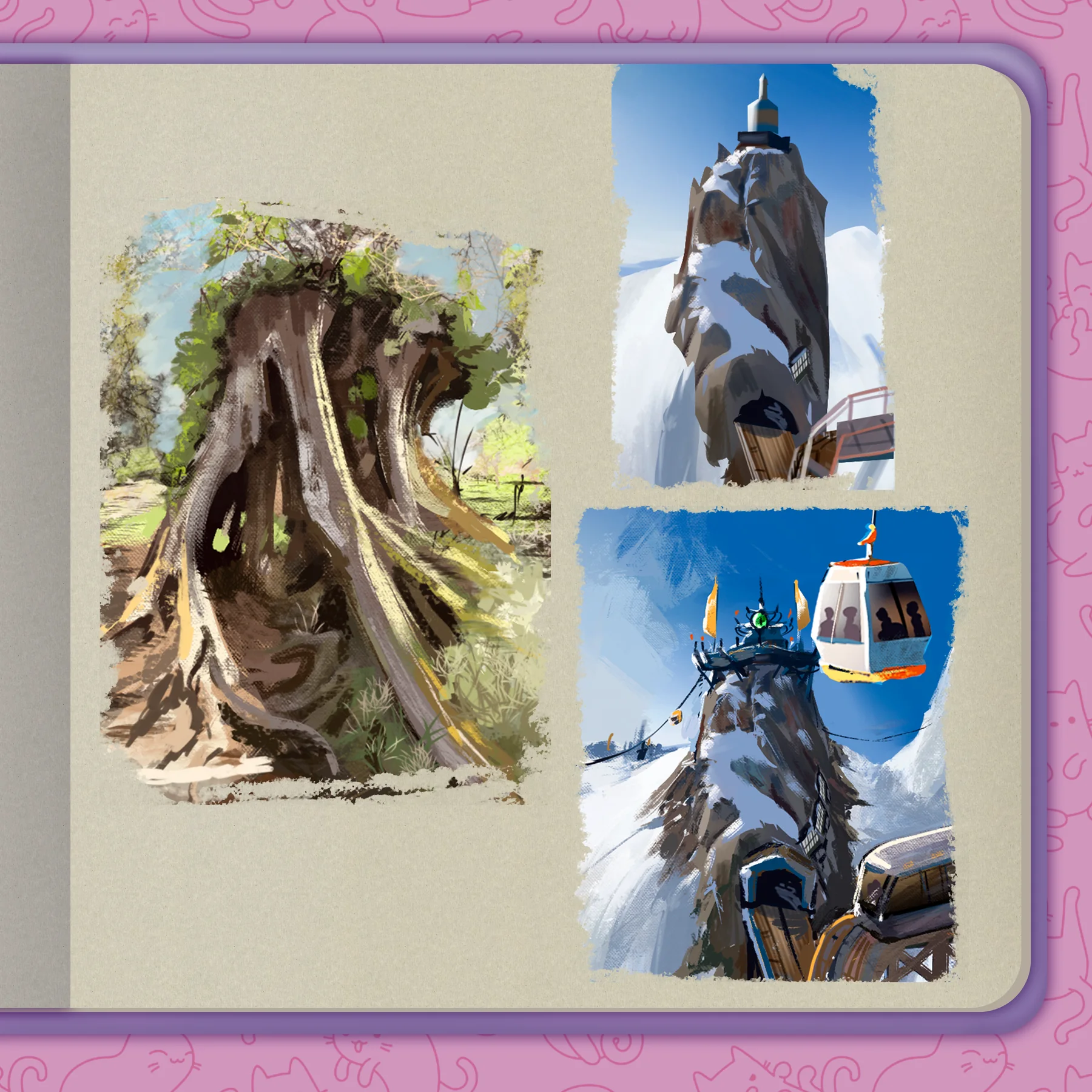 Thumbnail sketches